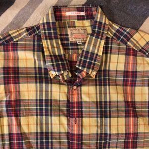 $125 NWOT GANT Rugger Men’s Madras Button Down XXL